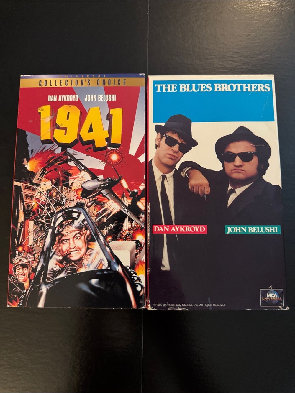Universal Double Feature: The Blues Brothers & 1941 - VHS 📼 tested. John Belushi